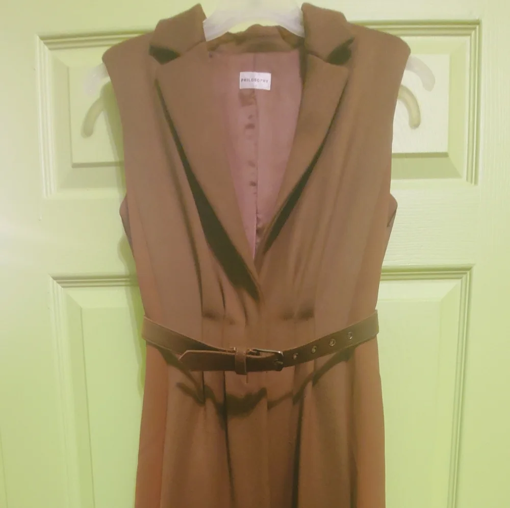 Italian Wool Vest Coat, One of a Kind, SZ 4 - Picture 3 of 9